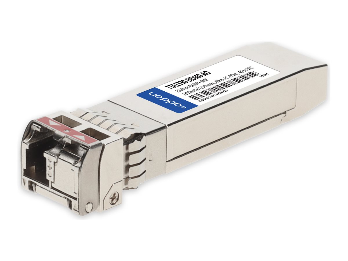 AddOn - SFP+ transceiver module (equivalent to: Commscope TTA1330-BIDI40)