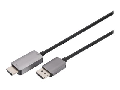 DIGITUS DisplayPort Adapterkabel DP->HDMIA St/St 8K 1,8m sch - DB-340305-018-S