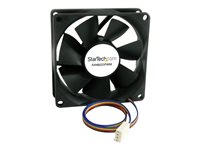 StarTech.com 80x25mm Computer Case Fan with PWM - Pulse Width Modulation Connector - computer cooling Fan - 80mm Fan - pwm Fan (FAN8025PWM) - Case fan - 80 mm - black