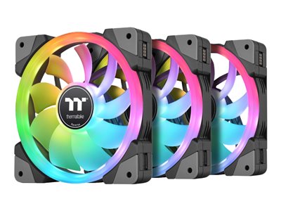 THERMALTAKE SWAFAN EX ARGB 14 BLACK COOLING FAN, MAGNETIC CONNECTION WITH SWAPPA