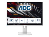AOC 24P1/GR 23.8' 1920 x 1080 (Full HD) DVI VGA (HD-15) HDMI DisplayPort 60Hz Pivot Skærm