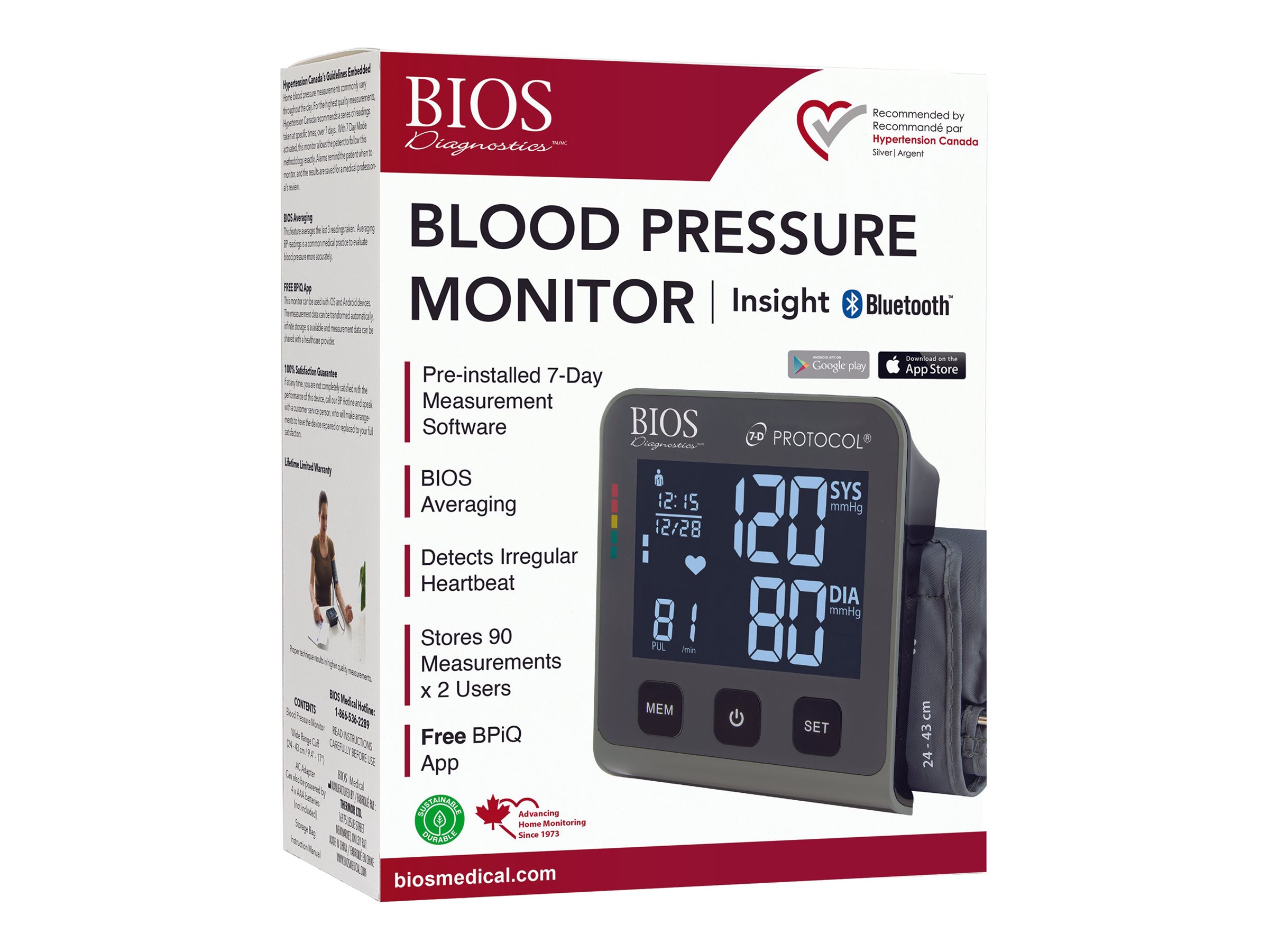 Bios Blood Pressure Monitor BD252