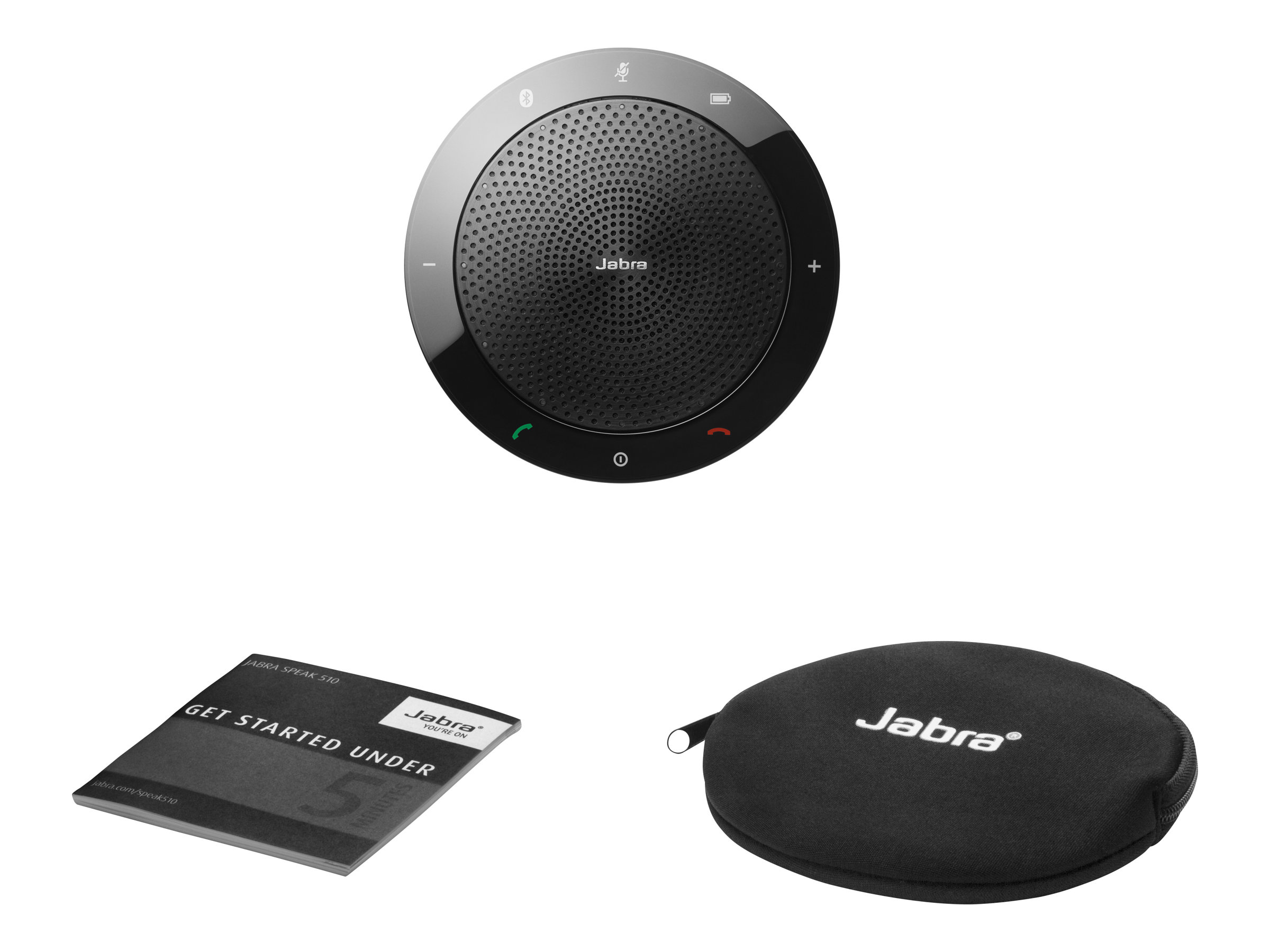 JABRA SPEAK 510 Speakerphone for UC & BT USB Conference solution 360-degree-microphone Plug&Play mute and volume button