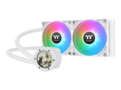 THERMALTAKE TH240 V2 ULTRA SNOW 2.1 LCD WITH MOTHERBOARD ARGB SYNC 240MM AIO LIQ