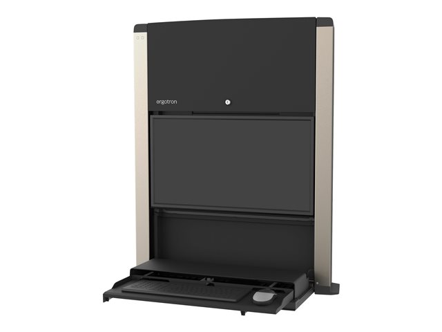 Ergotron Carefit Wall Mounted Workstation Matte Black Ergotron Carefit Wall Mounted Workstation Matte Black