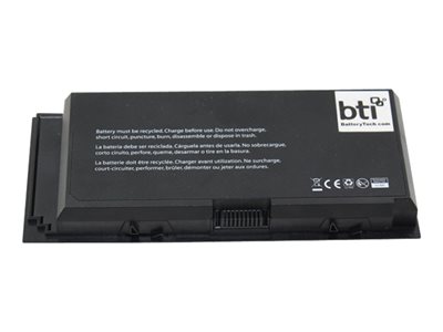 BTI 451-BBGO-BTI - Notebook battery (equivalent to: Dell 312-1178, Dell FV993, Dell 312-1354, Dell 07DWMT, Dell 7DWMT, Dell 9GP08, Dell 97KRM, Dell 312-1176, Dell 451-11744, Dell 451-BBGO, Dell HG542, Dell V7M29)
