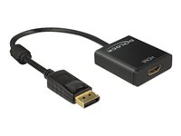 DeLOCK Adapter Displayport 1.2 male > HDMI female 4K Active Video transformer