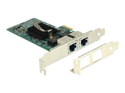 DELOCK PCI Express x1 Karte 2 x RJ45 Gigabit LAN i82576 - 89944