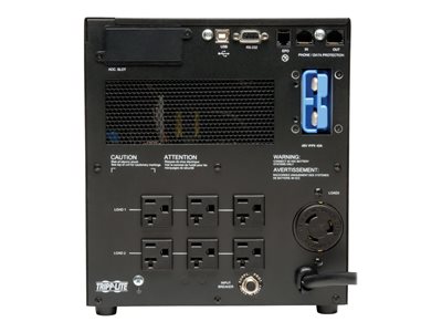 Tripp Lite UPS Smart Online 2200VA 1800W Tower 120V LCD USB DB9 Extended Run