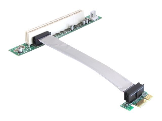 RISER PCI EXPRESS X1->PCI 32BIT 5V NA KABLU ELASTYCZNYM 13CM DELOCK