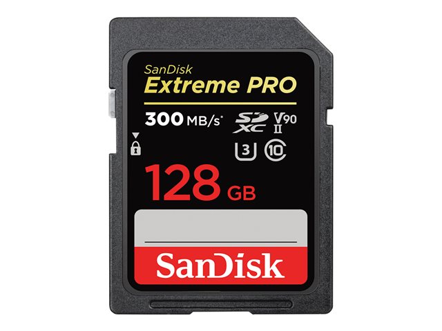 Sandisk Extreme Pro Flash Memory Card 128 Gb Sdxc Uhs Ii