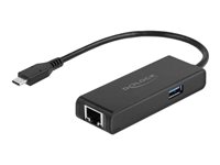 DeLock Netværksadapter USB-C 3.2 Gen 1 2.5Gbps Kabling
