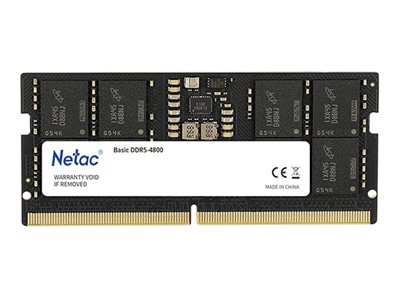 Netac Basic DDR5 module 16 GB SO-DIMM 262-pin / Product shot Front 79275