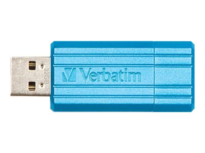 Verbatim PinStripe USB Drive USB flash drive 32 Product shot Top 78300