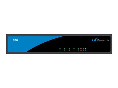 Barracuda CloudGen Firewall F80B Security appliance 5 ports 1GbE Wi-Fi 2.4 GHz 