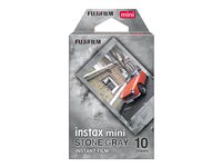 Fujifilm Instax Mini Stone Gray Farvefilm til umiddelbar billedfremstilling (instant film) ISO 800