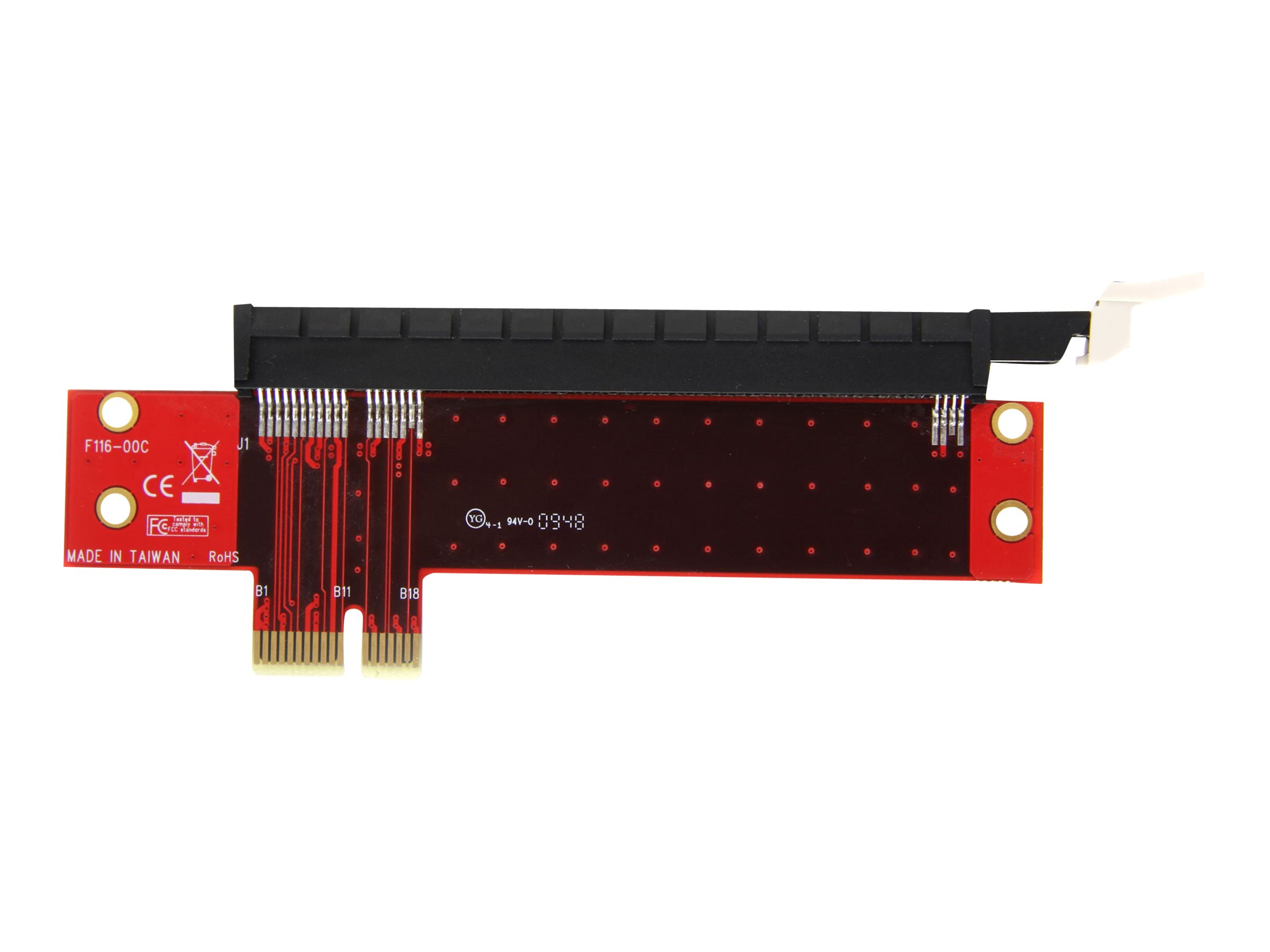 Plons Arabische Sarabo Meedogenloos StarTech.com PCI Express X1 to X16 Low Profile Slot Extension Adapter |  www.shi.com