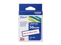 Ruban TZe262, rouge / blanc