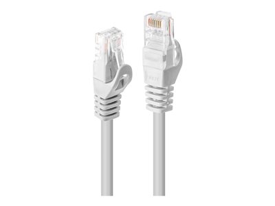 LINDY Basic Cat.6 U/UTP Cable White 1m