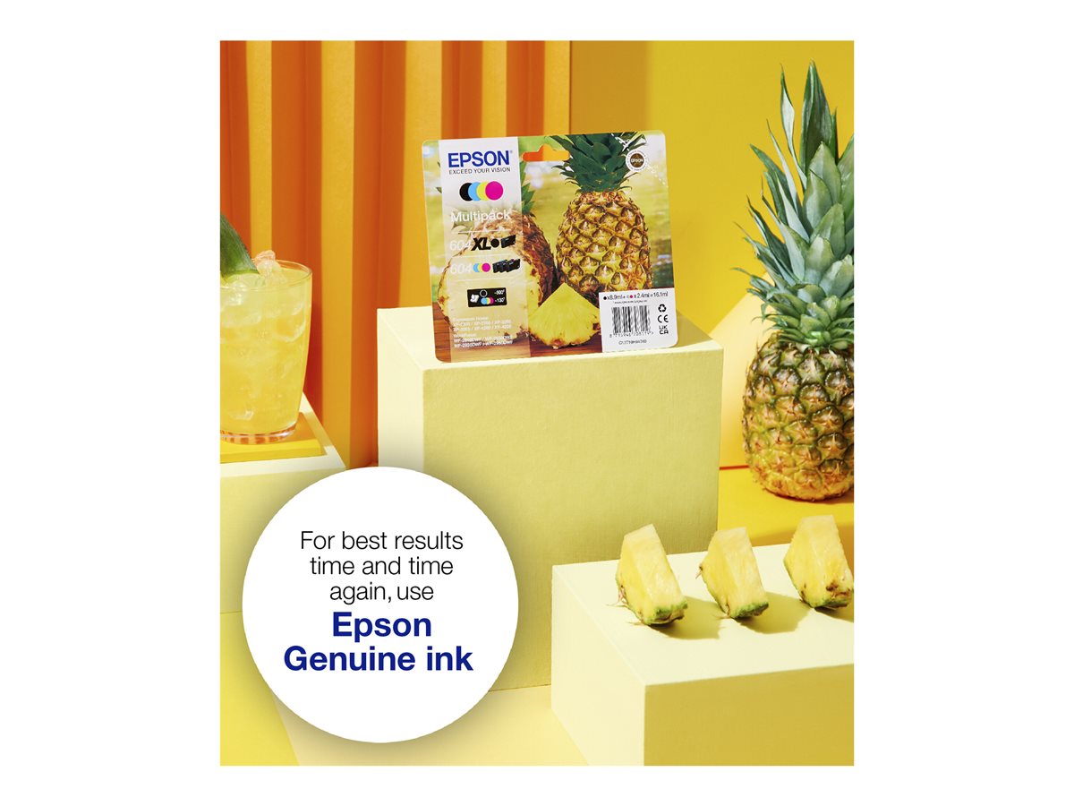 Epson 604XL Multipack - 4-balení - kapacita XL (černá) + Standardní - černá, azurová, purpurová, žlutá - originální - inkoustová cartridge – foto 3