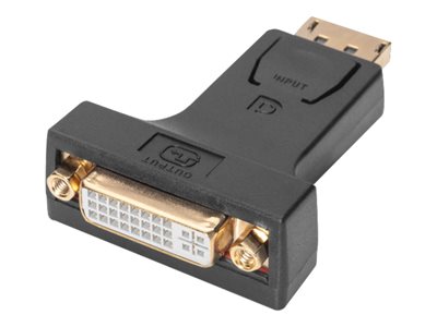 DIGITUS DisplayPort Adapter DPort -> DVI-I St/Bu Polybeutel