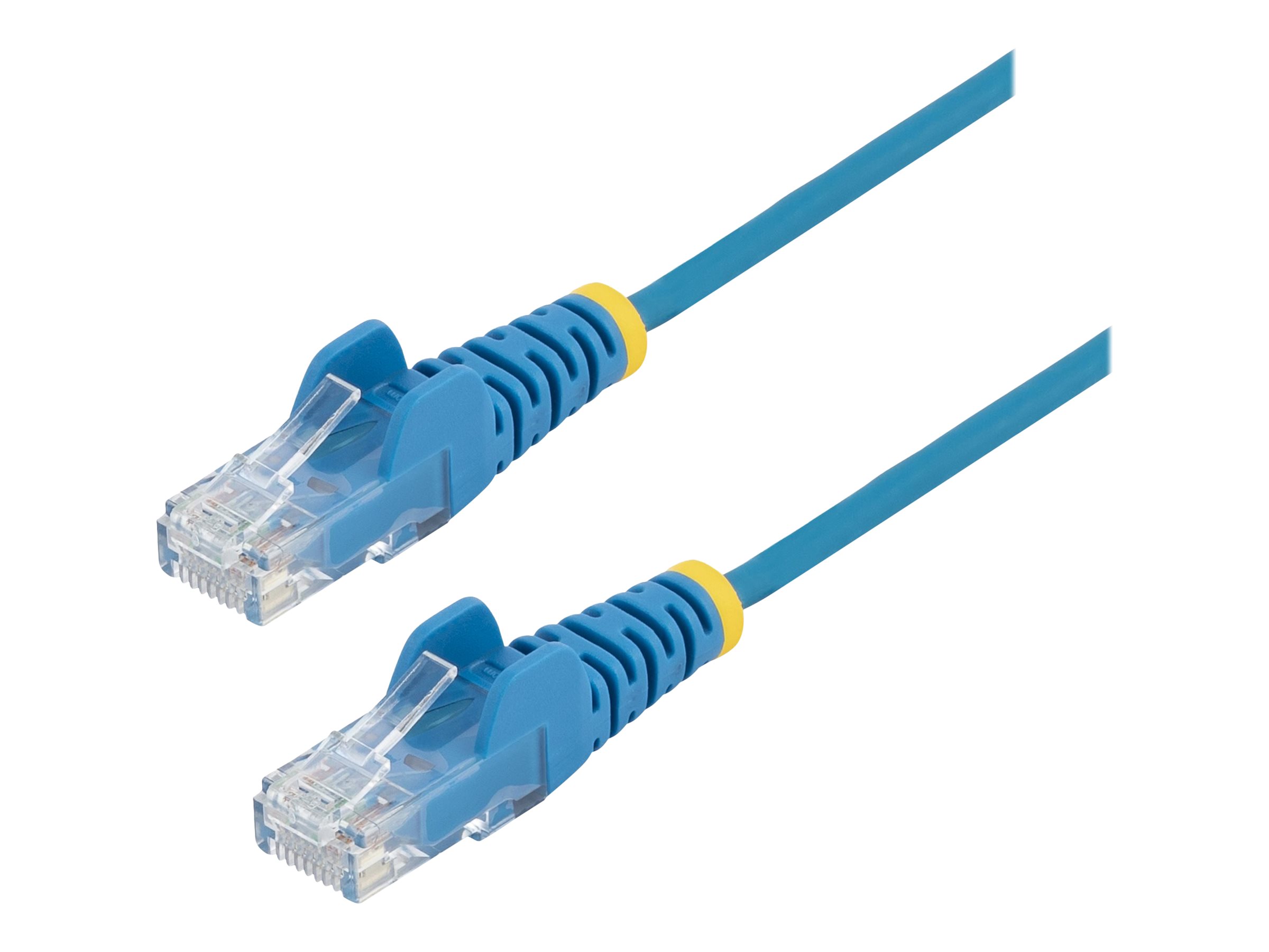 Startech 50cm Slim LSZH CAT6 Ethernet Cable, 10 Gigabit Snagless RJ45 100W PoE Patch Cord, CAT 6 10GbE UTP Network Cable w/Strain Relief, Blue, ETL, Low Smoke Zero Halogen - Category 6 - 28AWG (N6PAT50CMBLS) - patch cable - 50 cm - blue