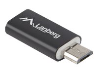 Lanberg USB 2.0 USB-C adapter Sort