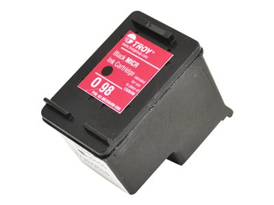 TROY - Black - OEM - MICR ink cartridge (alternative for: HP 98)