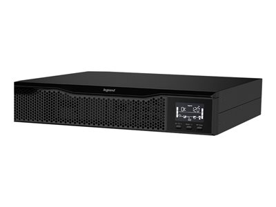 Legrand UPS, Online, LCD, 1000VA, 120V, 2U, (8) 5-15R, 5-15P Cord UPS (rack-mountable) AC 80 
