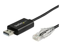 StarTech.com 6 ft (1.8 m) Cisco USB Console Cable - USB to RJ45 Rollover Cable - 460Kbps - Windows, Mac and Linux Compatible 