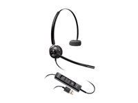 HP Poly EncorePro 545 - EncorePro 500 series - headset - on-ear - convertible - wired - USB-A - black - Certified for Skype for Business