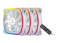 Enermax SquA RGB UCSQARGB12P-W-BP3 Fan 1-pack Hvid 120 mm
