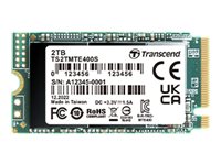 Transcend Solid state-drev TS2TMTE400S 2TB M.2 PCI Express 3.0 x4 (NVMe)
