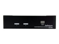 Startech 2 Port DVI USB KVM Switch with Audio and USB 2.0 Hub (SV231DVIUA) - KVM / audio / USB switch - 2 ports