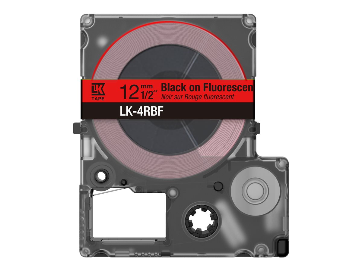 Epson Fluorescent Red/Black 12mm LK-4RBF – foto 2