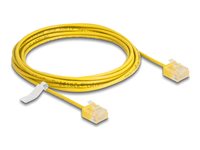 DeLOCK CAT 6 Ikke afskærmet parsnoet (UTP) 3m Patchkabel Yellow