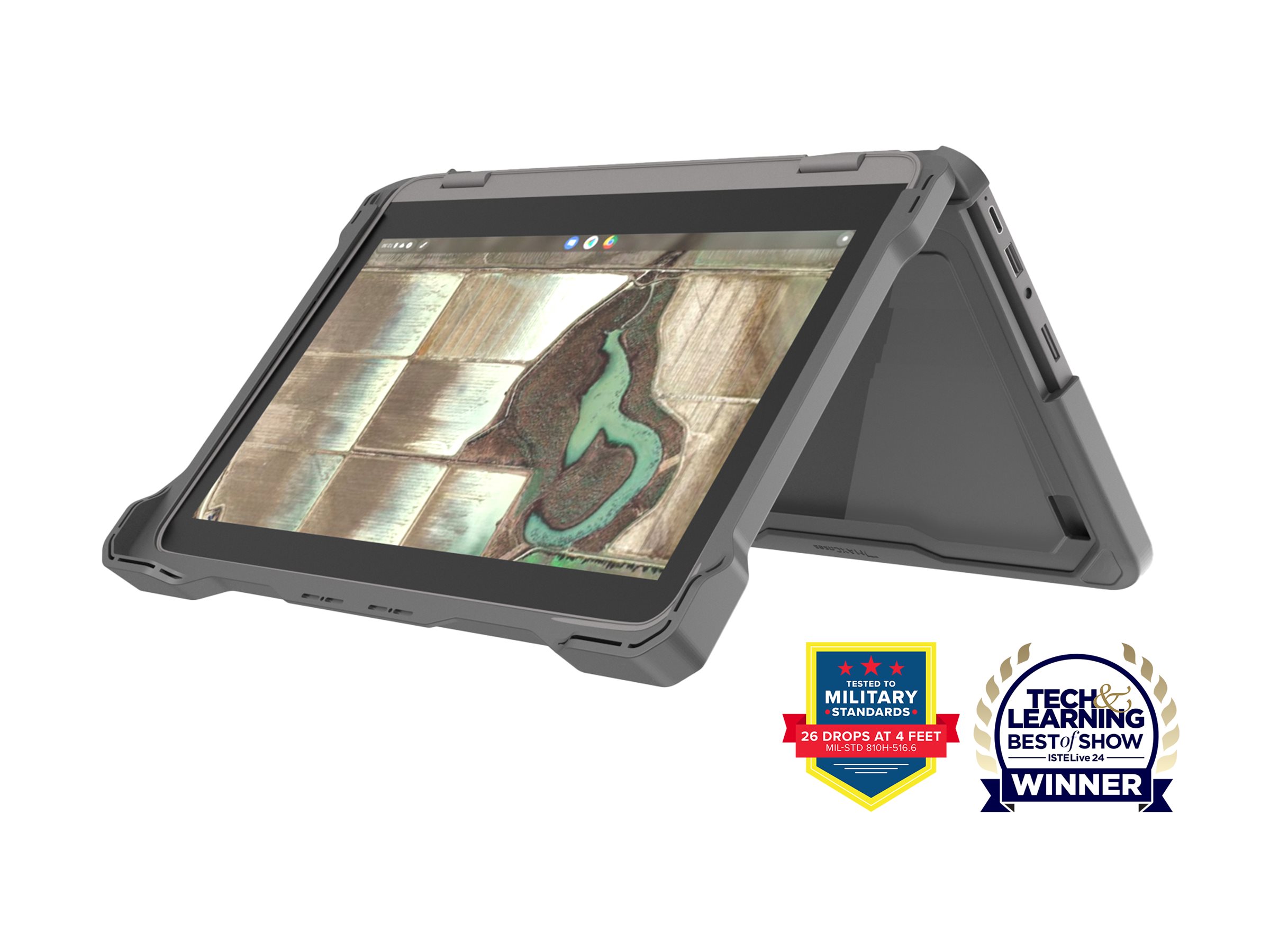 EXTREME SHELL-F SLIDE CASE FOR LENOVO 300E/500E G3 CHR/WIN GRY/CLR