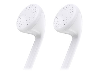 4XEM Premium Earphones Headset ear-bud wired noise isolating white