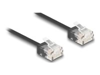 DeLOCK CAT 6 Ikke afskærmet parsnoet (UTP) 3m Patchkabel Sort