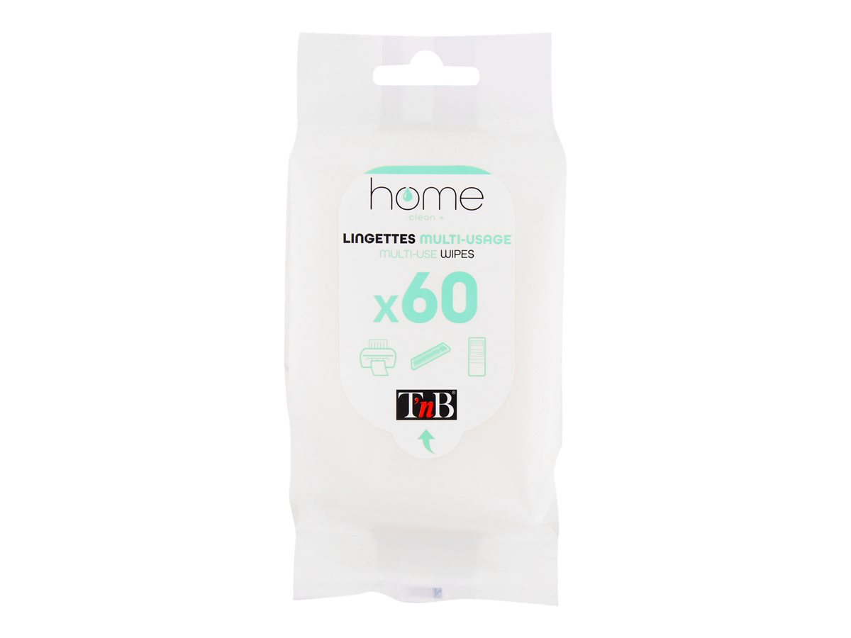 TNB 60 wet wipes for cleaning all of your computer devices keyboard mainframe mouse