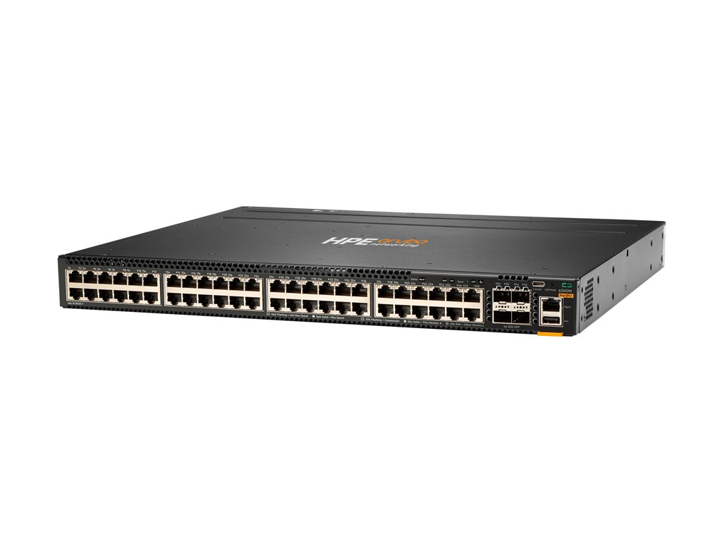 HPE Aruba 6300M 48G Pwr2Prt 2F 1PS Bdl
