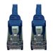 Eaton Tripp Lite Series Cat6a 10G Snagless Shielded Slim STP Ethernet Cable (RJ45 M/M), PoE, Blue, 3 ft. (0.9 m)