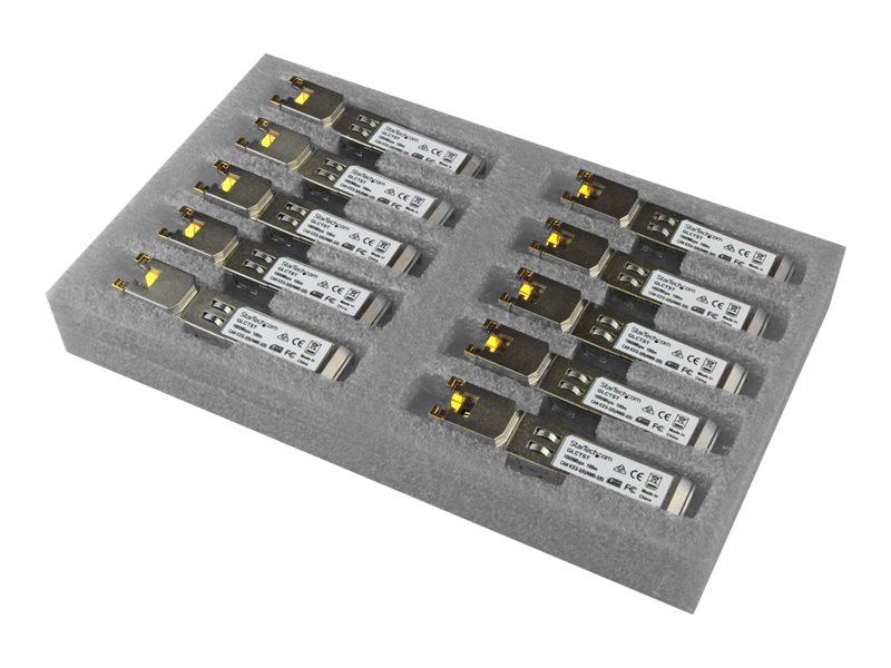 StarTech.com Paquet de 10 SFP Gigabit RJ45 en cuivre
