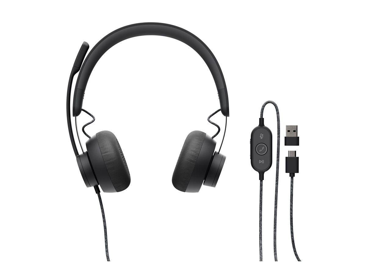 LOGI UC Zone Wired GRAPHITE