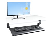 Under Desk Keyboard Tray - Full Motion & Height Adjustable Keyboard and  Mouse Tray, 10x26 Platform - Ergonomic Desk Mount Computer Keyboard Tray