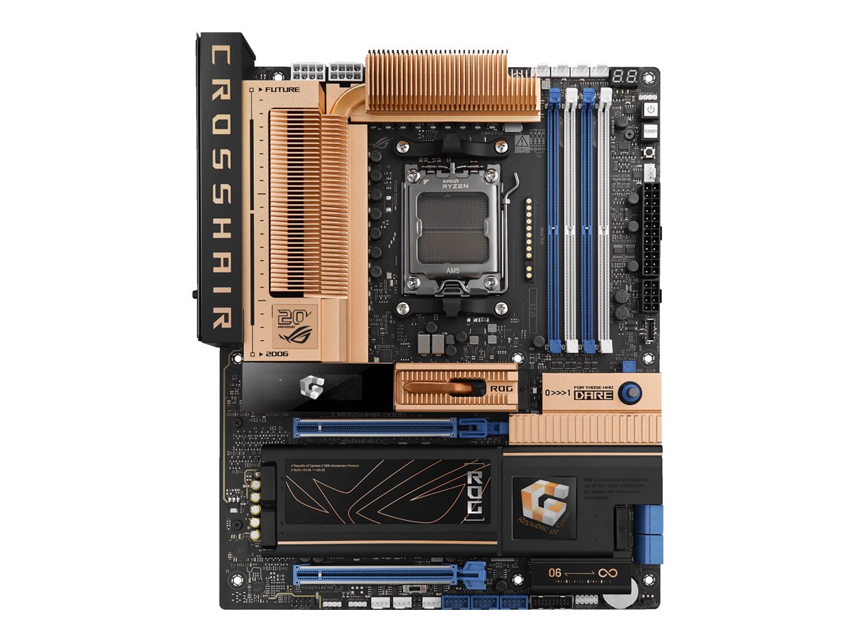 ASUS ROG CROSSHAIR 2006 motherboard ATX Socket AM5 AMD Product shot Front 79875