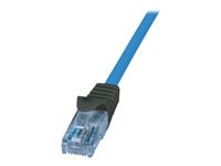 Cat.6A Premium Patch Cable 10G / POE / HDBT, blue, 10 m – LogiLink