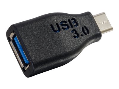 C2G USB C to USB A Adapter - USB C to USB Adapter - 5Gbps - Black - M/F