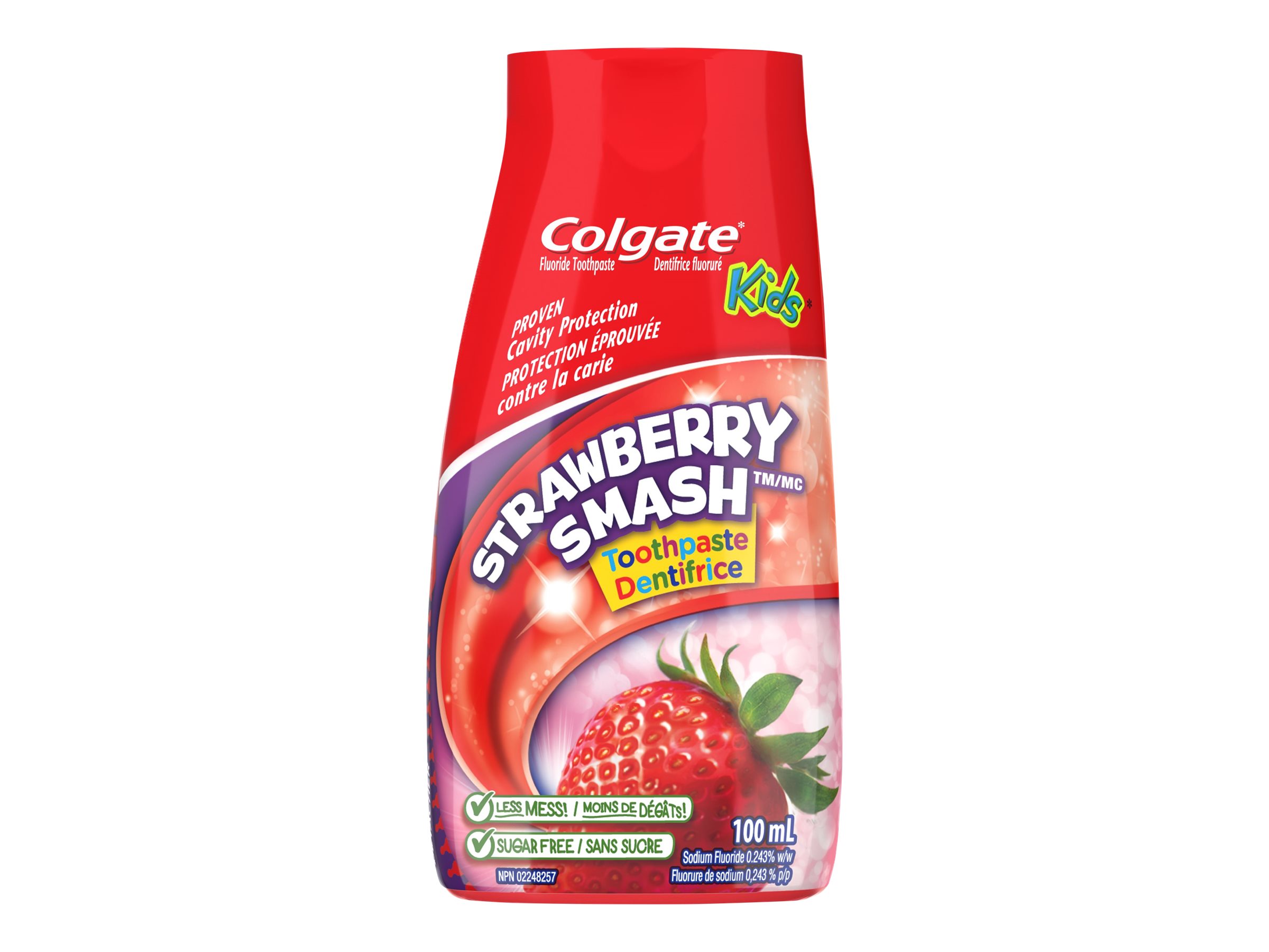 Colgate Kids Fluoride Toothpaste - Strawberry Smash - 100ml