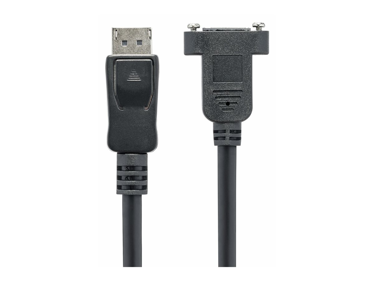 StarTech.com 3 ft. (0.9 m) Displayport Male to Female Cable - Mounting - Latched Connectors - DisplayPort - DP Monitor Cable (DPPNLFM3) - kabel DisplayPort - 91.4 cm